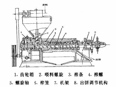 小型榨油機(jī)結(jié)構(gòu)