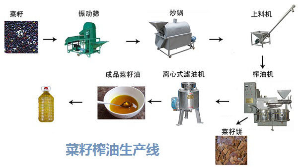 油菜籽榨油工藝